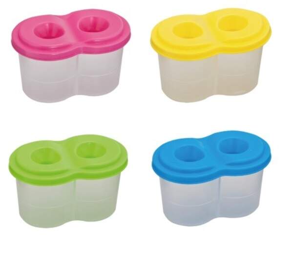 Стакан -непроливайка подвійний, асорті ZB.6901-99 (шт.)