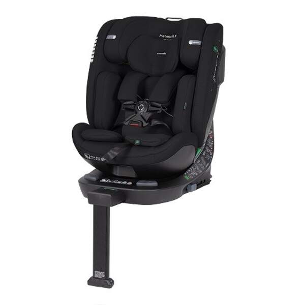 Автокрісло CARRELLO Meteorit F CRL-15101 Midnight Black i-Size 40-150см ISOFIX, поворот, опор.стійка (шт.)
