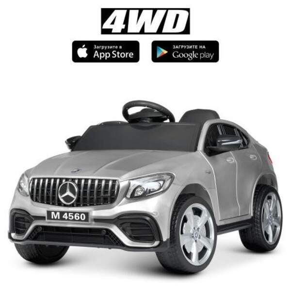 Машина M 4560EBLRS-11 (1шт) радіок.,2,4G,4 мот. 45W,1акум. 12V9AH, MP3, USB, EVA, світло, шкір.сид., (шт.)