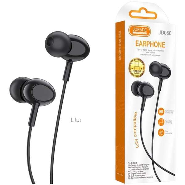 Навушники дротові JOKADE 050 чорні (шт.)