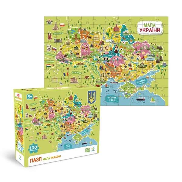 300706 Пазл «Мапа України» 300706 (шт)