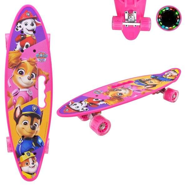 Пенні борд  арт. PP2501 (8шт)  Paw Patrol 60*17 см, колеса PU світло 60х17х12 см (шт)
