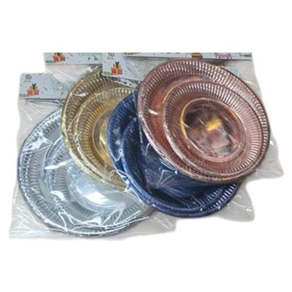 Тарілка одноразова "Party" 10шт/уп 7" 18см R35182 (200уп) (шт)