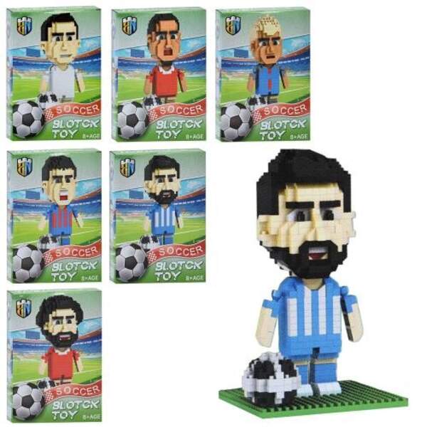 Конструктор SG437-SG442 (72шт) фігурка-футболіст, 6 видів, в кор-ці, 15,5-22-5см (шт)
