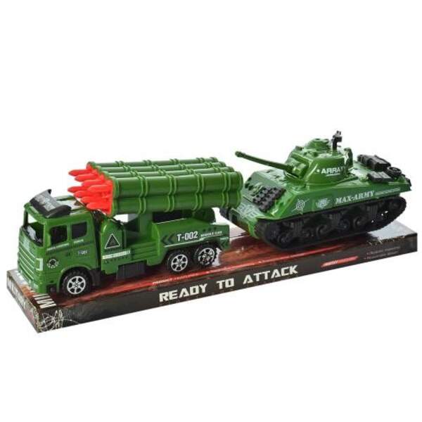 Військова техніка K188-6A інерц., 2 шт., танк, міномет, бліст., 37-9-12 см. (шт)