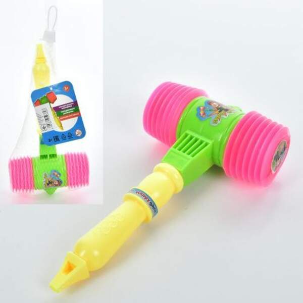 Молоточок 8803 (180шт) 24см, звук, в сітці, 12-24-5,5см (шт)