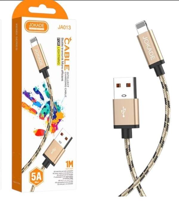 Кабель USB JOKADE 013 лайтнінг золотий (шт)