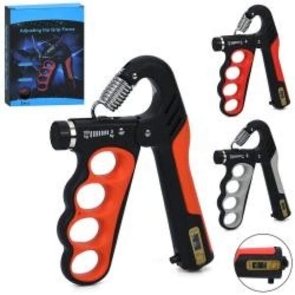 Спортивний iнвентар MS 4673-1 (36шт) еспандер, кистьовий, 5-100кг, 18см, лічильник, 3 кольори, в кор (шт)