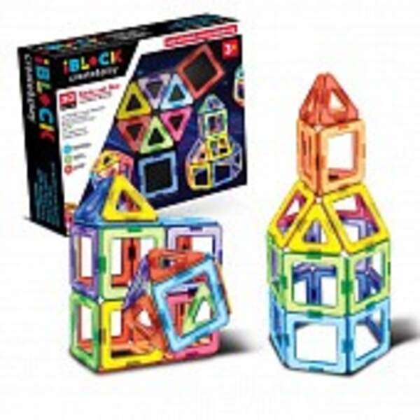 Конструктор магнітний IBLOCK арт. PL-923-526 (48шт/2)   30дет., короб. 28*5*24,2см (шт)