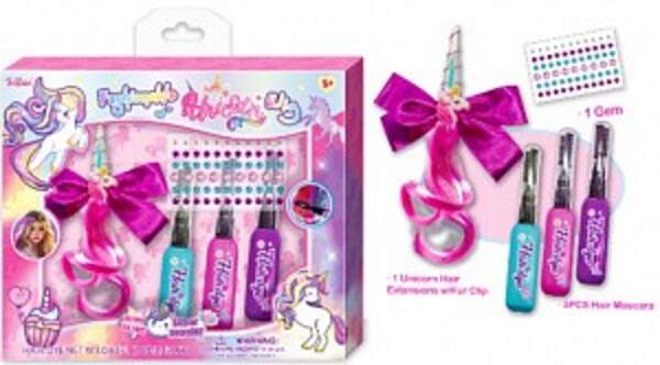 Косметика набір арт. T308 (24шт/4)  аксес для волосся. туш для волосся короб. 35*5*20 см (шт)