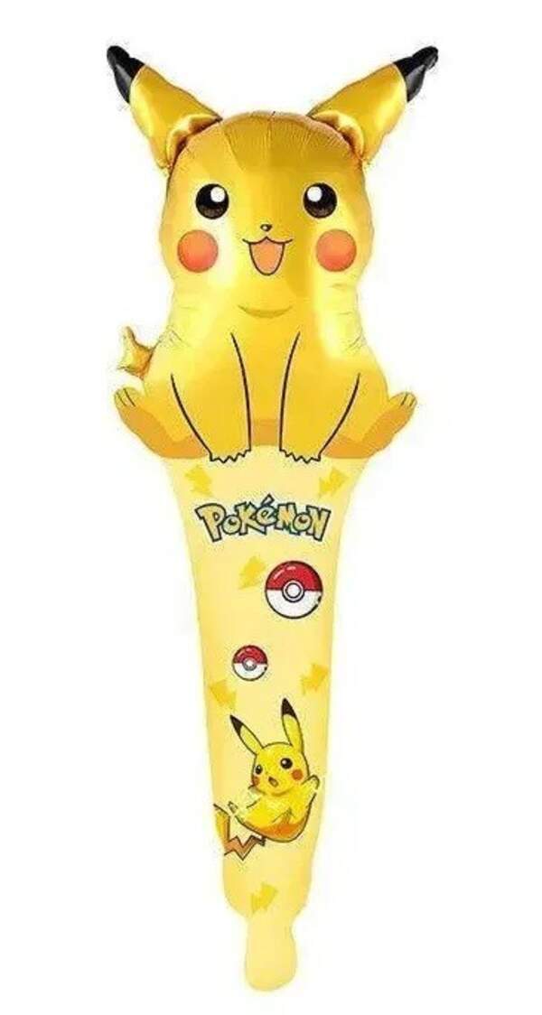 Фольгована колотушка Пікачу покемон, ціна за уп.-10шт (14281) (шт)