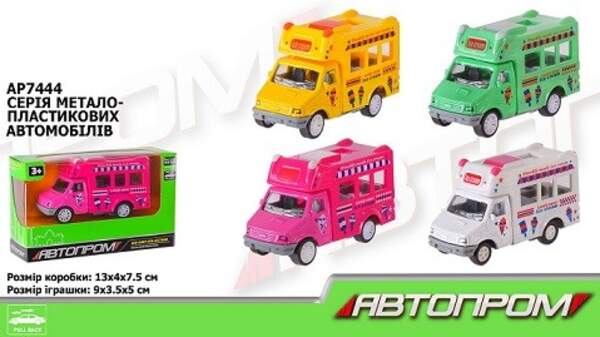 Машина мет. АВТОПРОМ арт. AP7444 (96шт/2) короб. 13*4*11см (шт)