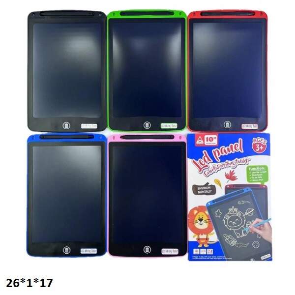 Планшет для малювання BB1002 LCD Writing Tablet 10'' 5кол.кор.26*1*17 /144/ (шт)