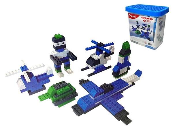 Конструктор "АЕРОДРОМ" 162 детал. 013888/09 в пластик. боксі (шт)