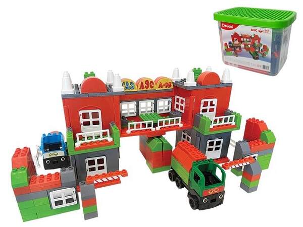 Конструктор "АЗС" 242 детал. 013888/07 в пластик. боксі (шт)