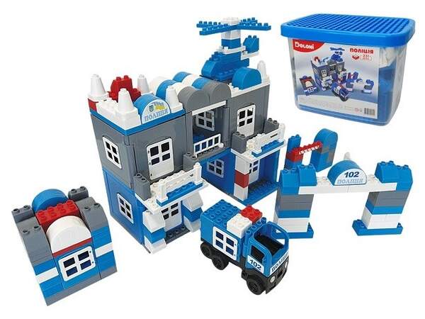 Конструктор "ПОЛІЦІЯ" 231 детал. 013888/02 в пластик. боксі (шт)