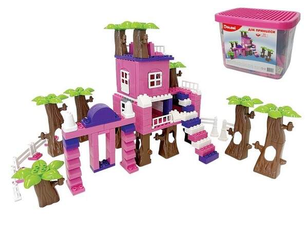 Конструктор "ДІМ ПРИНЦЕСИ" 151 детал. 013888/03 в пластик. боксі (шт)