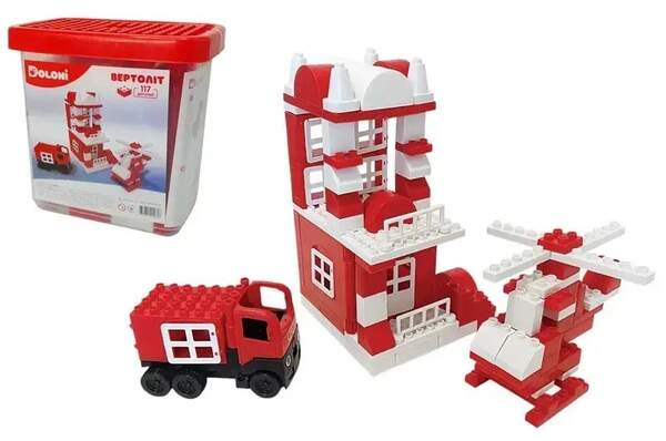 Конструктор "ВЕРТОЛІТ" 117 детал. 013888/08 в пластик. боксі (шт)