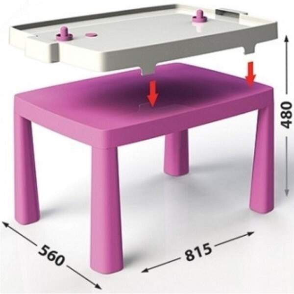 DOLONI Стіл дитячий+комплект для гри 04580/12 (шт)