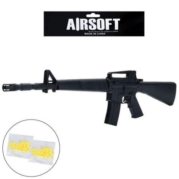 Автомат 223-A1 (48шт) 60см, пластикові кулі, у пакеті, 63-18-4см (шт)