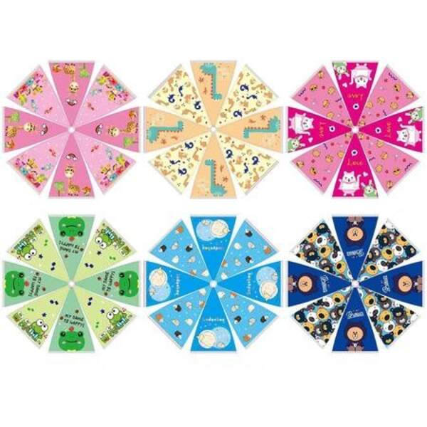 Парасолька BT-CU-0048 кольорова 6в.EVA 50см (осн.частина) зі свистком /60/ (шт)