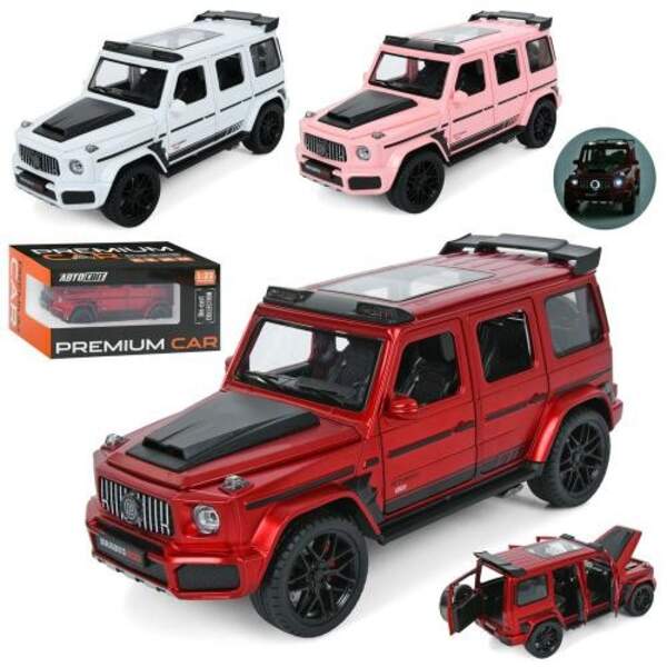 Джип AP-1972 (12шт) АвтоСвіт,1:22,метал,інерц, 21см, звук,світло,відчиняються двері/багажник/капот, (шт)