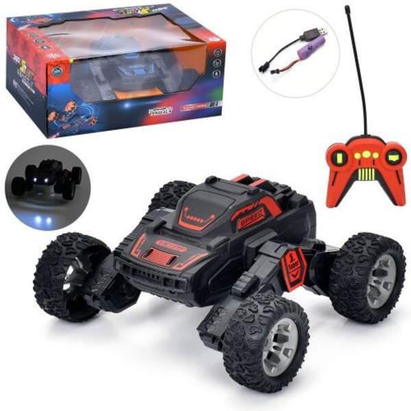 Джип JT686 (12шт) р/к, акум, 18,5см, 1:18, світло, 360, гумові колеса, 4х4, USBзарядне, 2 кольори, в (шт)