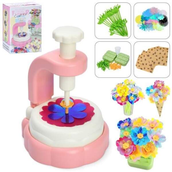 Набір для творчості HZ-1 (24шт) Квіти/Букет квітів, апарат-прес для створення квітів, тканина, в кор (шт)