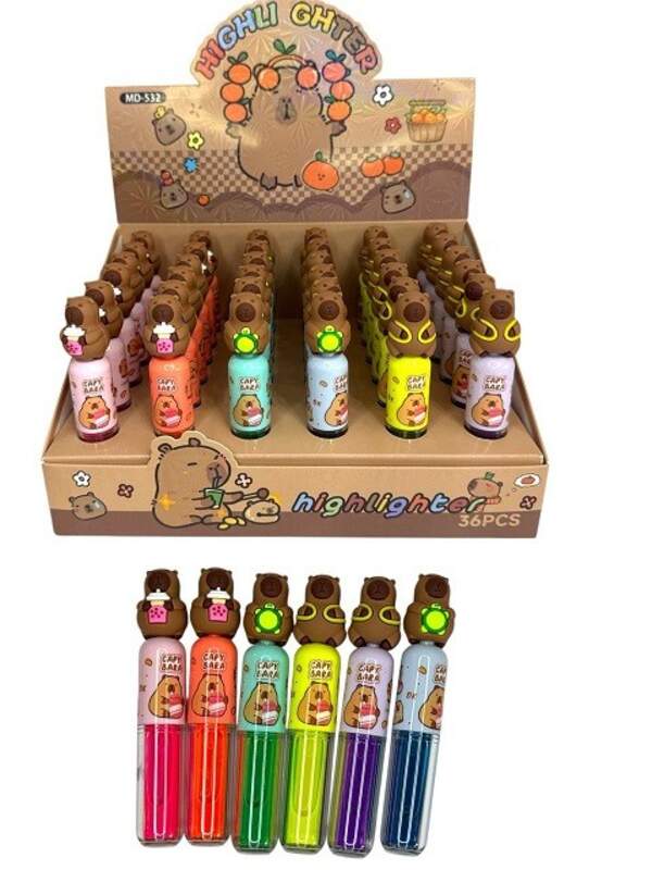 Текст-маркер  капібара,  36шт в упак. №MD-532 (864) (шт)