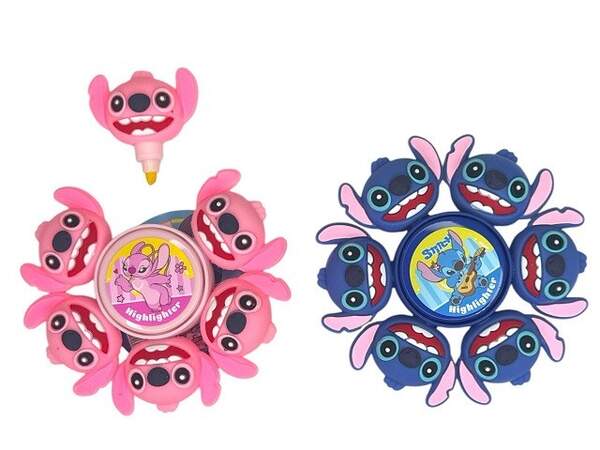 Текст-маркер-спіннер 6кольоірів "стіч"  №MD-608А (432) (шт)