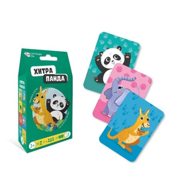 301235 Карткова гра «Хитра панда» (шт)