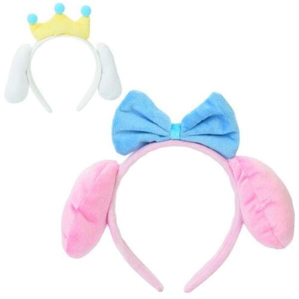 Аксесуар для волосся YG0116 (200шт) 13-15см, вушка, плюш, 2 види(бант, корона) (шт)