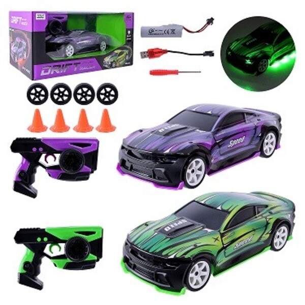 Машина р/к арт.  33637 (16шт) батар. 2кольри,світло,  33,7*20,5*17см (шт)