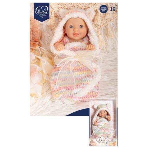 Пупс 8819-9 (24шт) 19см, ковдра, в кор-ці, 25-14-9см (шт)