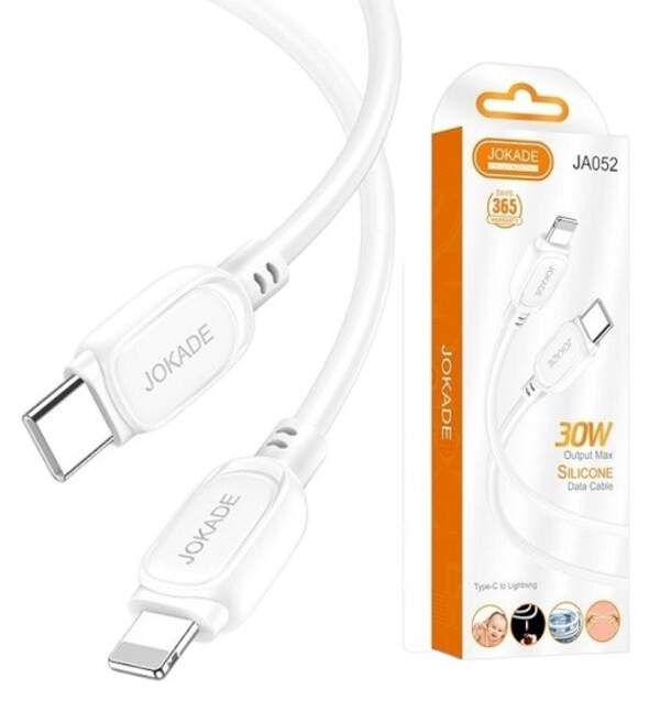 Кабель JOKADE JA052 PD30W (Type-C to Lightning) білий (шт)