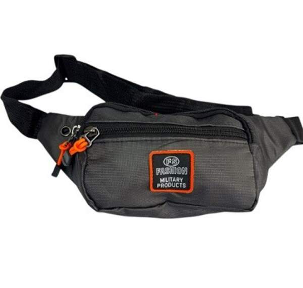 Сумка поясна чоловіча. з поліестеру 3-відділення (30,5*12)см №060 (200) (шт)