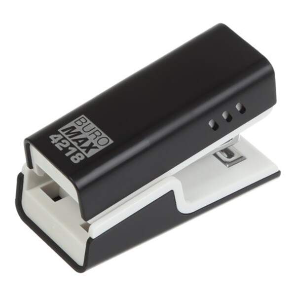 Степлер пластиковий 20арк., міні (скоби №24; 26), чорний BM.4218-01 (1/24/288шт) (шт)