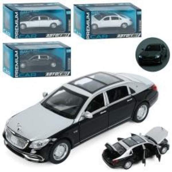Машина AP-1970 (18шт) АвтоСвіт,1:32,метал,інерц, 16см, звук, світло, відчиняються двері, гумові коле (шт)