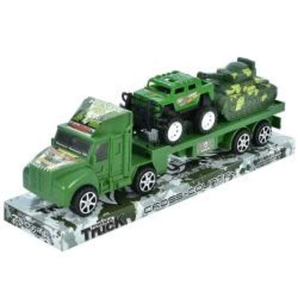 Трейлер 1888-16 (48шт) військовий, інер-я, 34см, джип10см, танк10см, у слюді, 36-13-9см (шт)