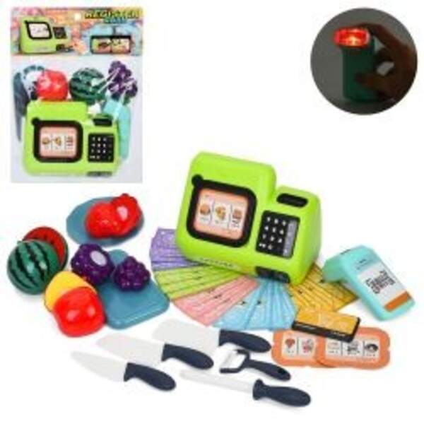 Касовий апарат GJJ-L-101 (24шт) 15-11-9см, звук, сканер-світло, продукти на липучці, дошка, кухонний (шт)