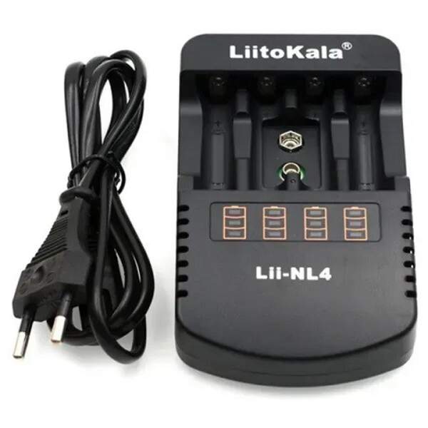 Зарядний пристрій  Liito Kala Liii-NL4 (4 універсальних, USB/AC input) /70/ (шт)