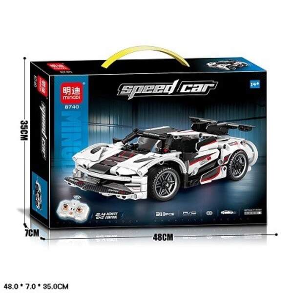 Конструктор р/к арт. 8740 (24шт/2) батар., 310дет., короб. 48*7*35см (шт)