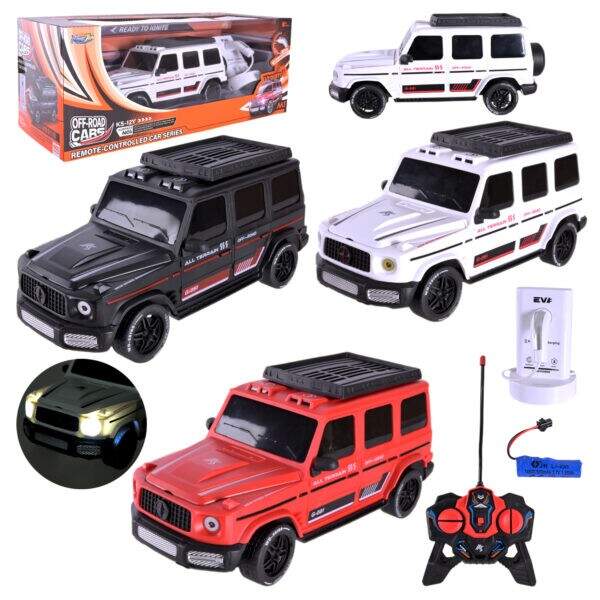 Машина р/к арт. KS-12Y (30шт/2) 3 кольори, акум. із зарядною станцією, пар, короб. 38*15*14,5см (шт)