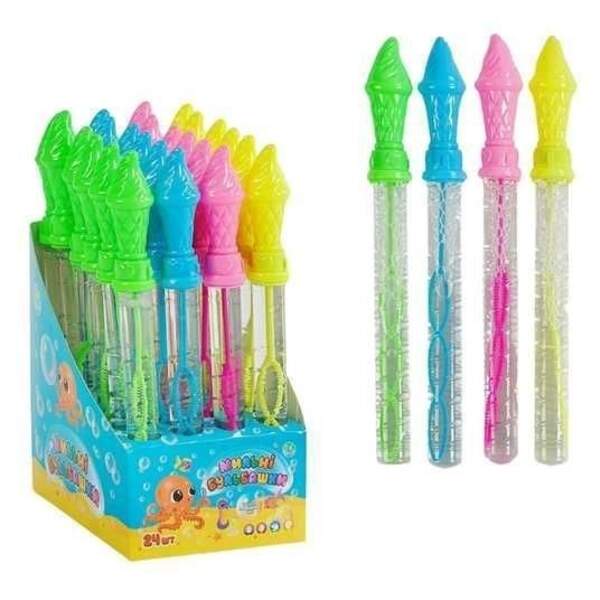 Мильні бульбашки 3815В  "морозиво" 36см 24шт в упаковці (144шт) (шт)