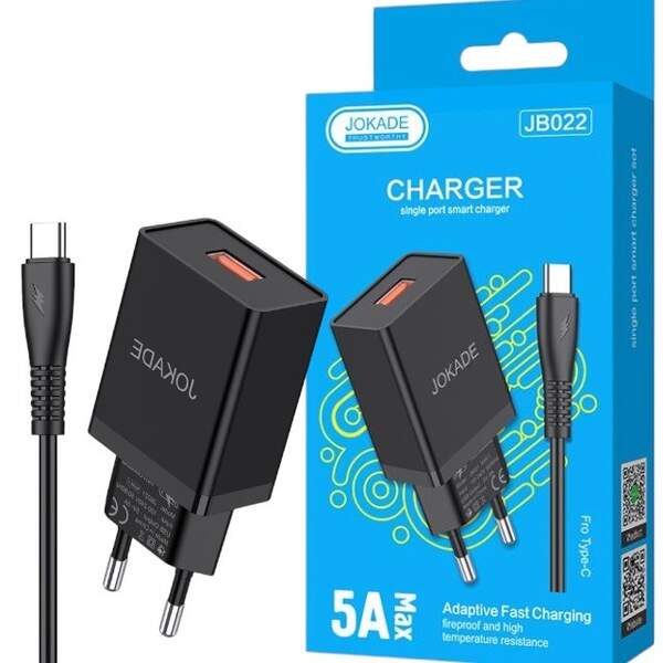 МЗП JOKADE JB022 + кабель Type-C black (шт)