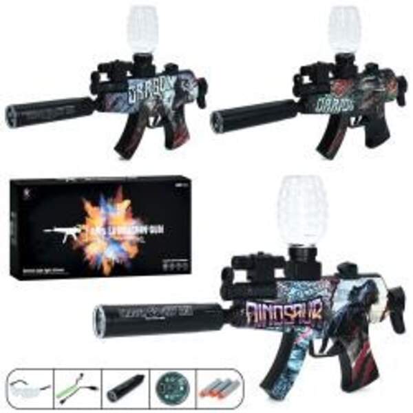 Автомат 105VB-22 (12шт) акум, 43см, стріляє водяними кулями, м'які кулі-присоски 3шт,лазер, USBзаряд (шт)