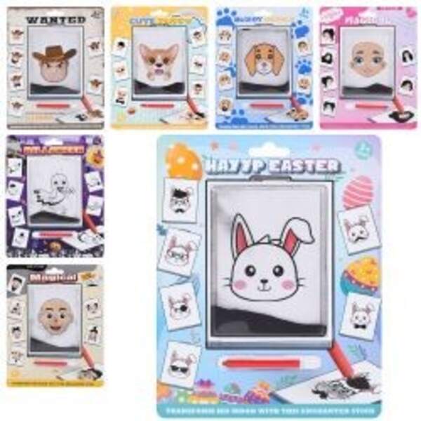 Досточка 2401-2-3-4-6-7-8 (120шт) дошка для малювання, магнітна дошка, магнитна картинка (8,5-11см, (шт)