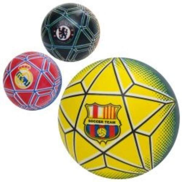 М'яч дитячий MS 4876 (120шт) 9 дюймів, 60г, 3 види (клуби) (шт)