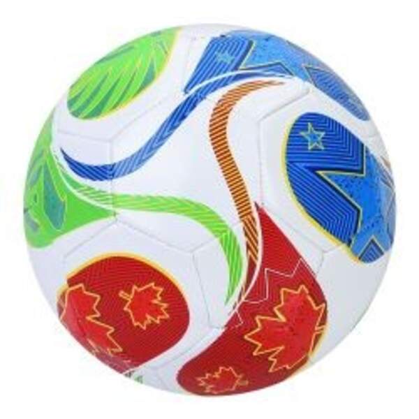 М'яч футбольний EN-3325 (30шт) розмір 5, ПВХ, 1,8мм, 300г, у пакеті (шт)