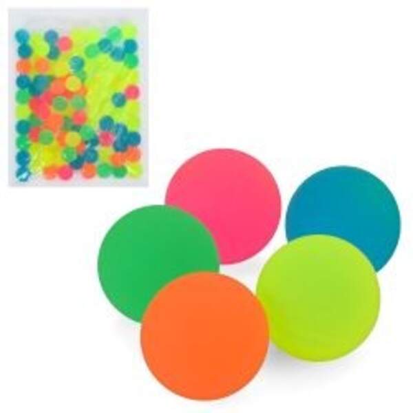 Стрибуни MS 4928 (1000шт) 3,2см, каучук, мікс кольорів, упаковка 100шт в пакеті (шт)